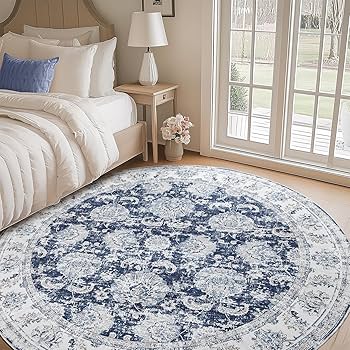 未使用　ACME Furniture TRIGON RUG 140＊200 Amazon.com: jinchan Round Rug 7ft Area Rugs - Vintage Floral
